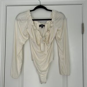 Lulus cream soft bodysuit